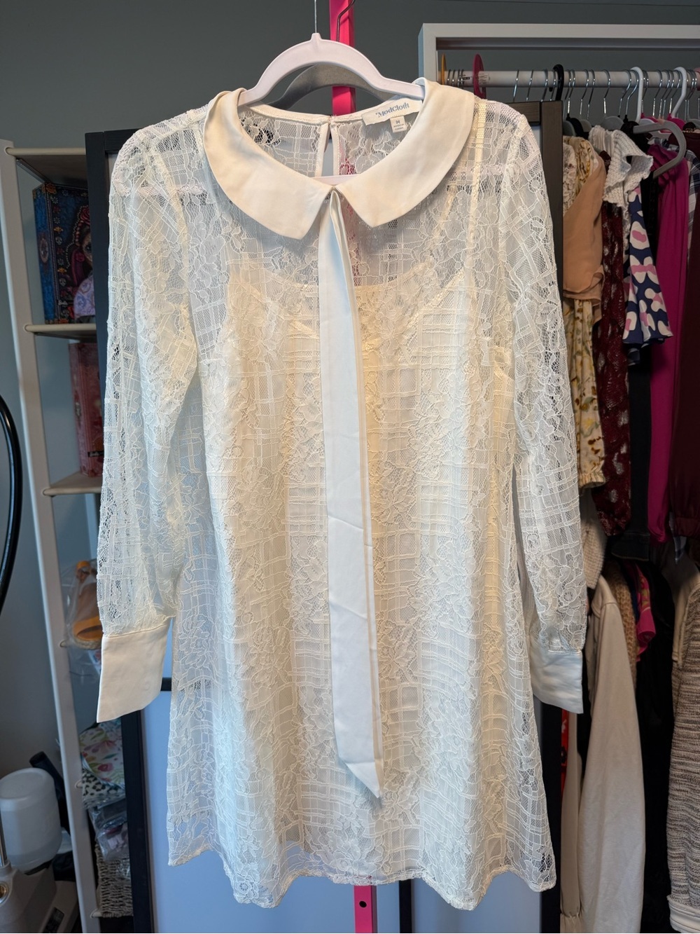 ModCloth Lace Long Sleeve Dress – NWT – Size Medium